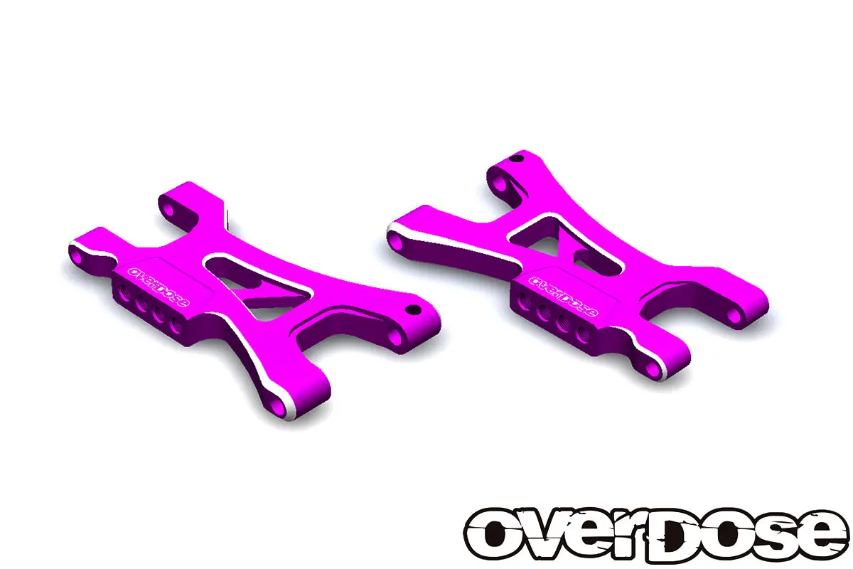 Overdose Es Alum. Rear Suspension Arm Type-2 - Purple 1