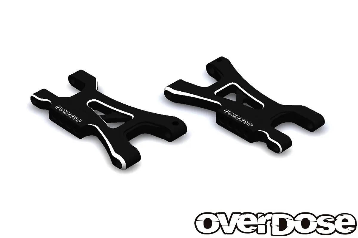 Overdose Es Alum. Rear Suspension Arm Type-2 - Black 1