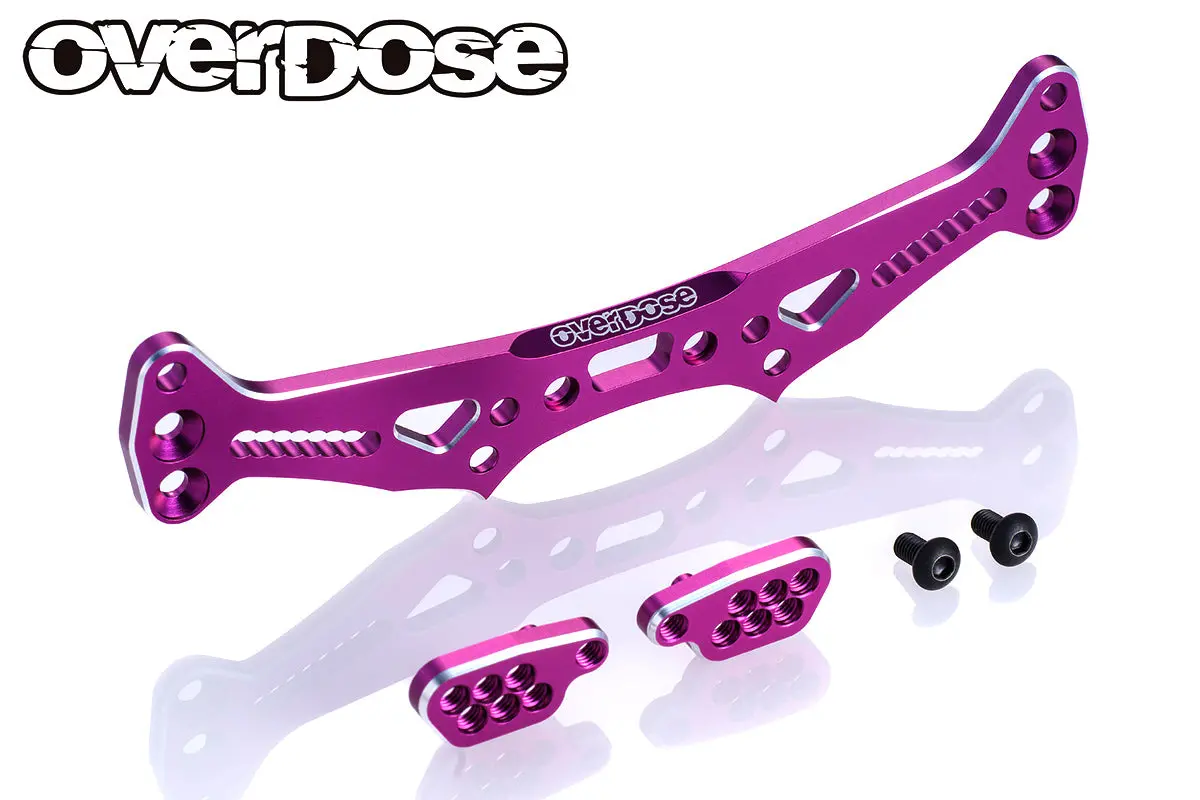 Overdose Es Alum. Rear Shock Tower - Purple 1