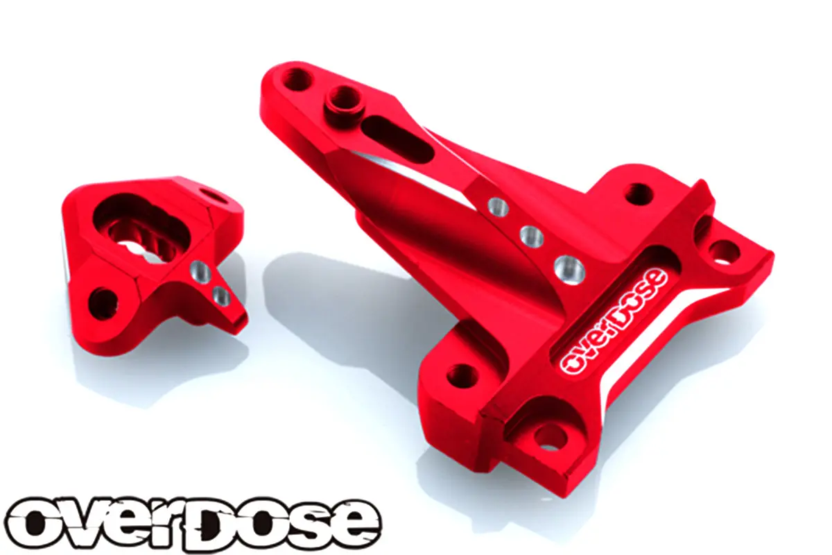Overdose Inboard Shock Mount - Red 1