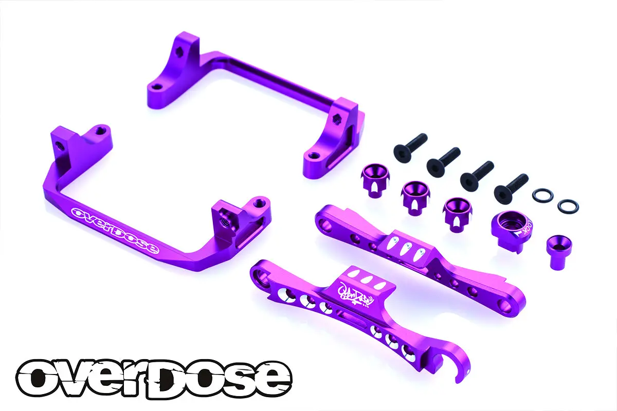 Overdose Alum. Battery Holder Type-2 - Purple 1