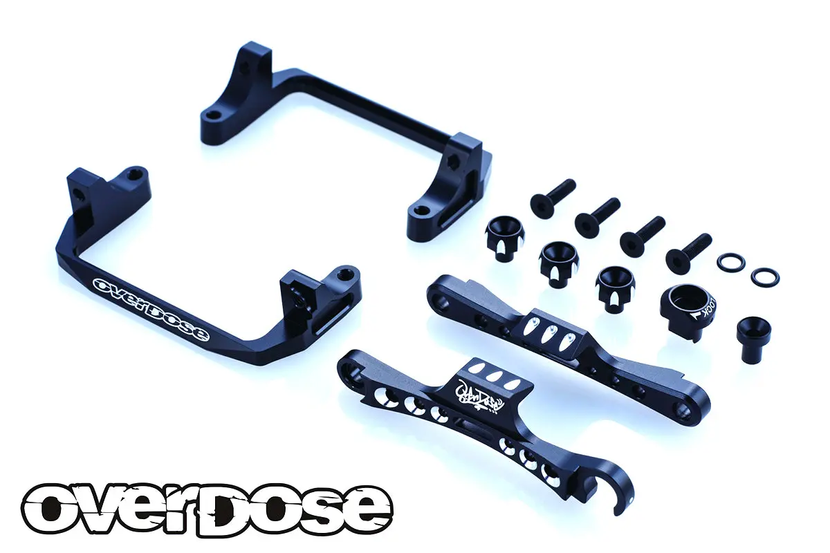 Overdose Alum. Battery Holder Type-2 - Black 1