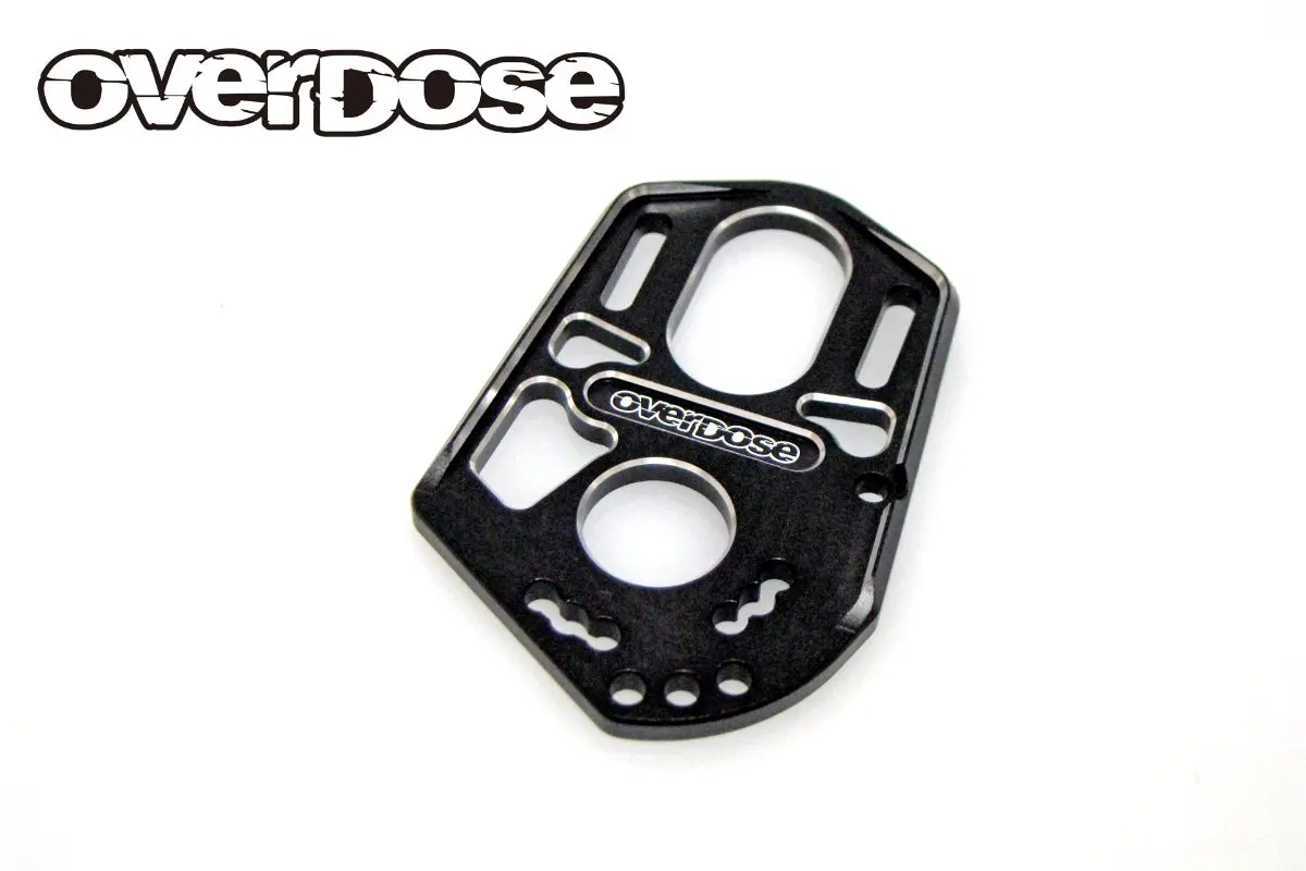 Overdose High Mount Motor Plate - Black 1