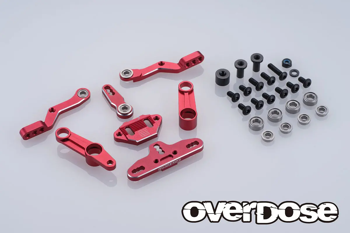 Overdose Triple Link Steering Wiper Set Type-2 - Red 1