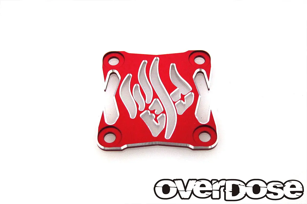Overdose Alum. Cooling Fan Cover V2 30 X 30Mm - Red 1