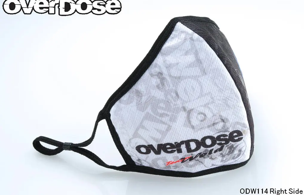 Overdose Face Mask - Black & White 1