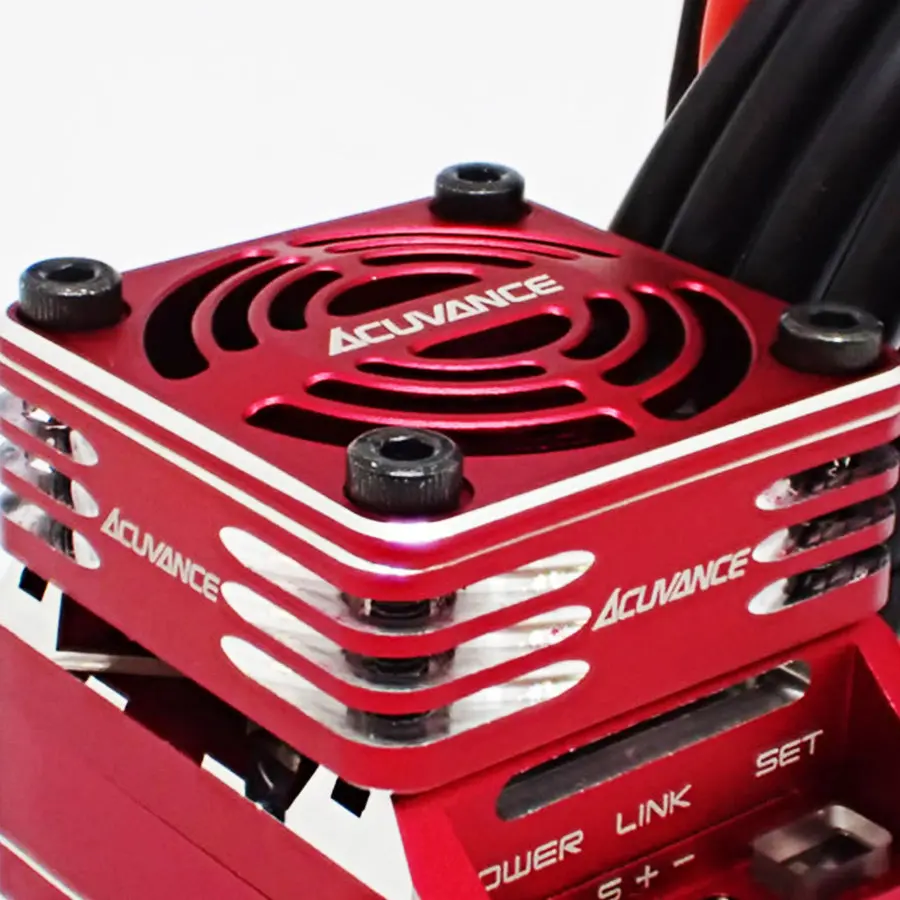 Acuvance Rey-Storm Ultra High Speed Fan Unit - Red 1