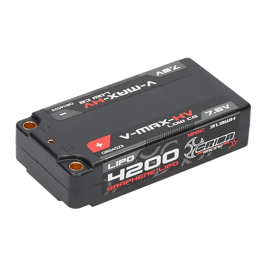 Team Orion Racing V-Max-Hv 4200Mah 128C 7.6V Graphene Tech Shorty Lipo Battery 1