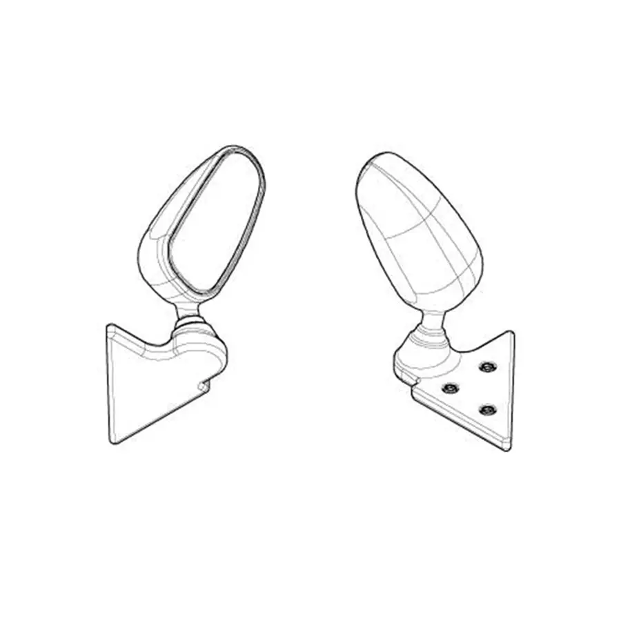 Pandora Rc Door Mirror (R-Gt-Racing Type 2) 1
