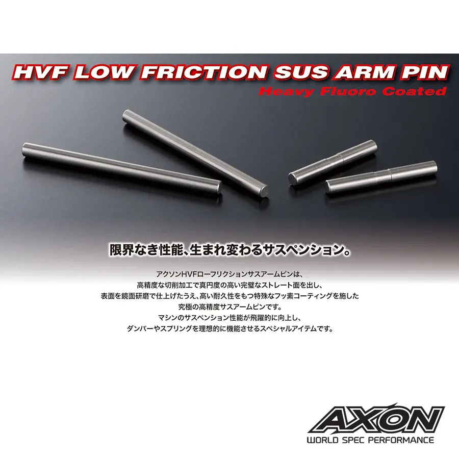 Axon Hvf Low Friction Suspension Arm Shaft Set 1