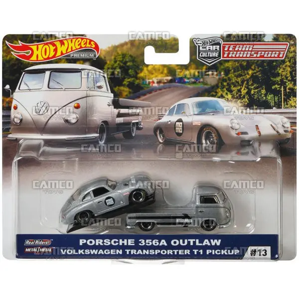 Porsche 356A Outlaw Volkswagen Transporter T1 Pickup - 2019 Hot Wheels 1