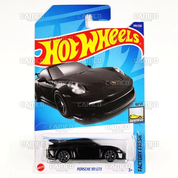 Porsche 911 Gt3 #199 Black - 2022 Hot Wheels 1