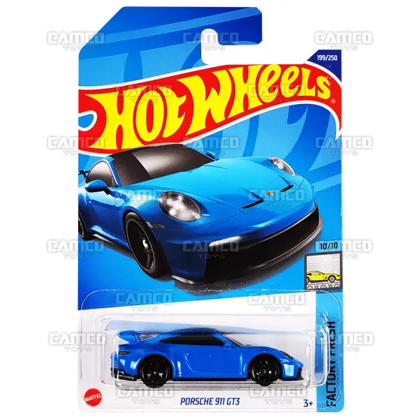 Porsche 911 Gt3 #199 Blue - 2022 Hot Wheels 1