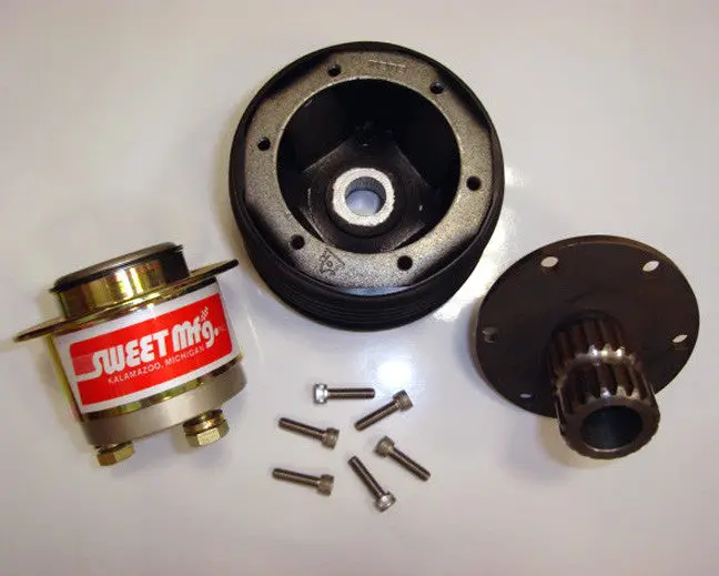 Spline  3 Bolt 2" Setback Quick Release Steering Wheel Kit 1