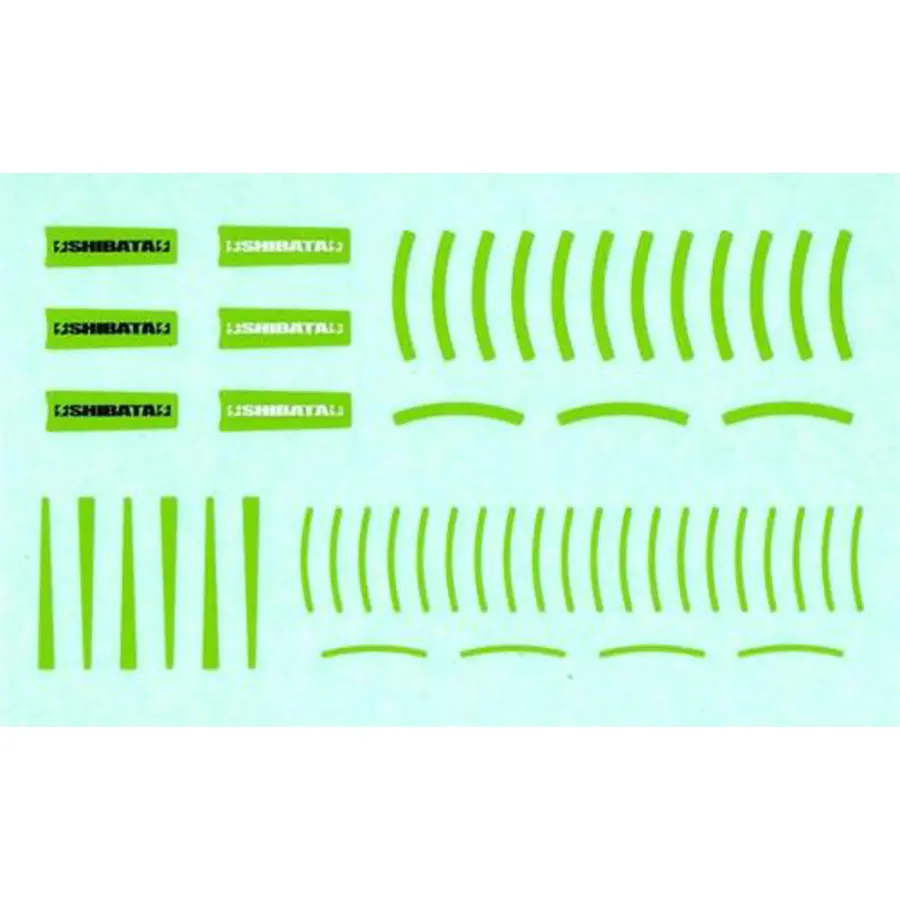 R31house Shibata Wheel Sticker - Green 1