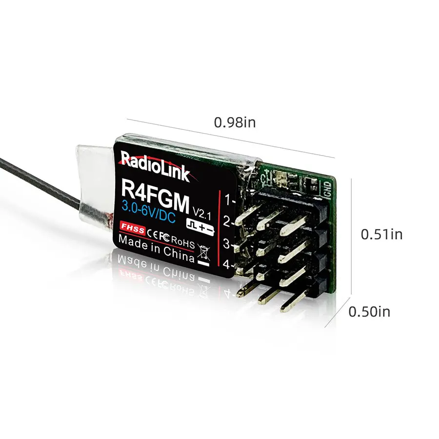 Radiolink R4fgm Mini 2.4Ghz 4 Channels Receiver 2
