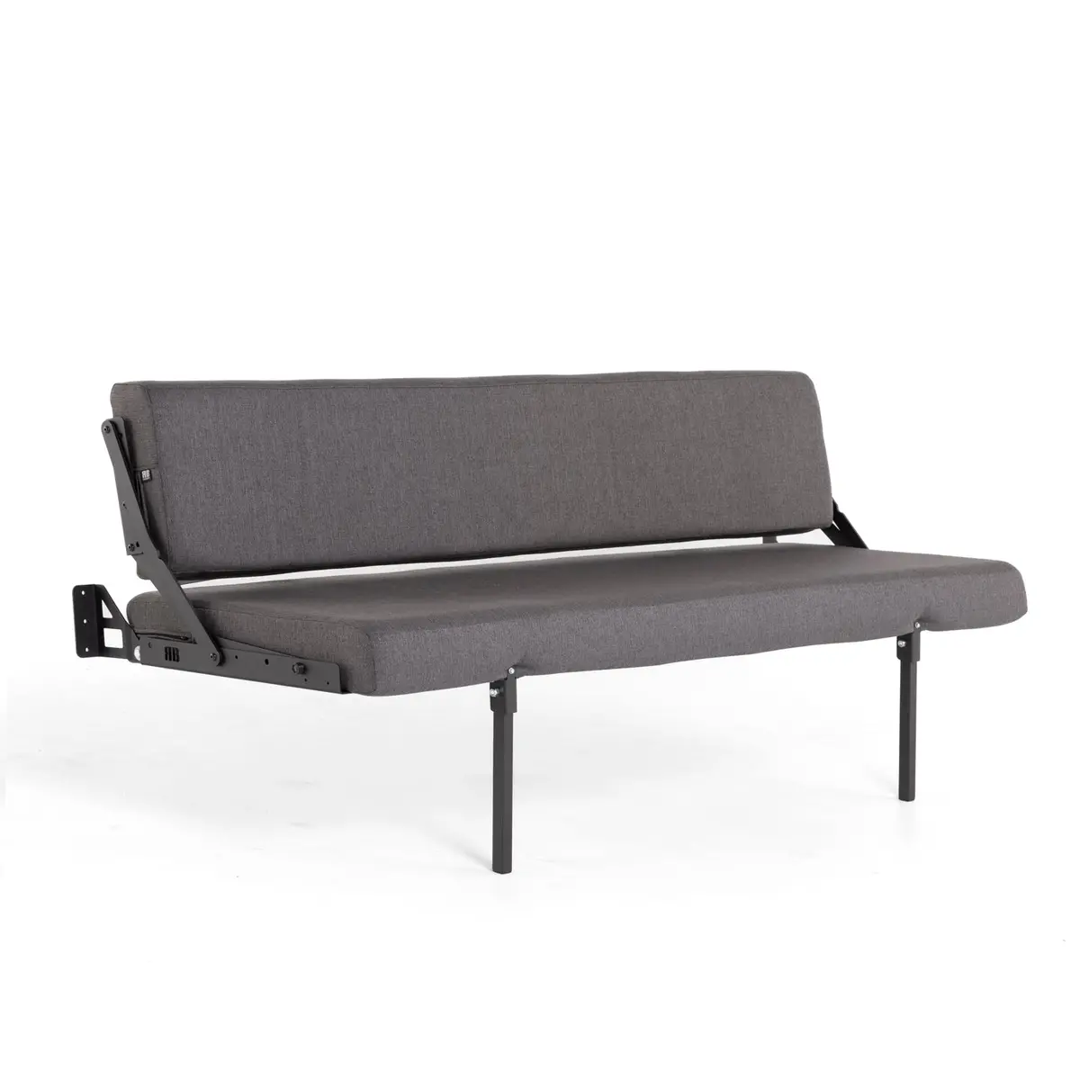 76" Sofa Sleeper - Charcoal Cloth 1