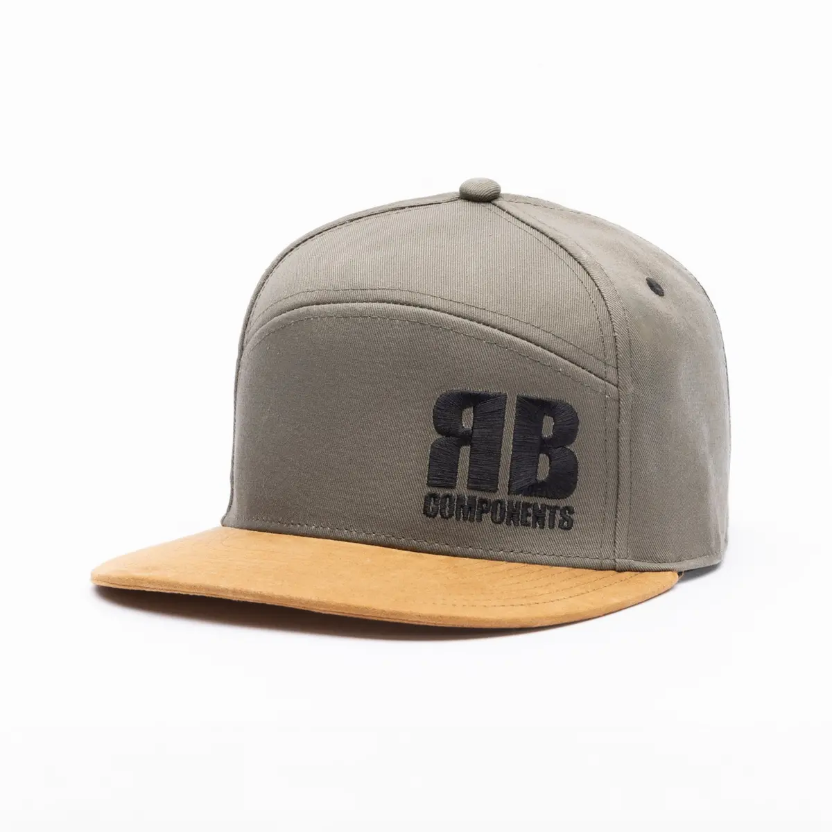 Rbc Hat - Olive/Brown Suede - Solid Back 1