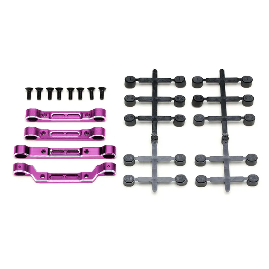 Yokomo Rd2.0 Alum. Adjustable Suspension Mount Set - Purple 1