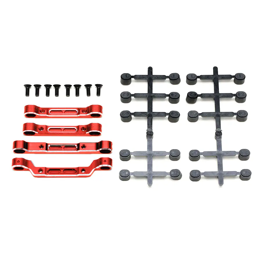 Yokomo Rd2.0 Alum. Adjustable Suspension Mount Set - Red 1