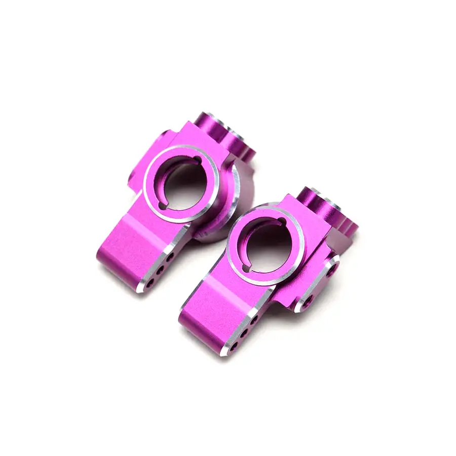 Yokomo Alum. Rear Hub Carrier - Purple 1