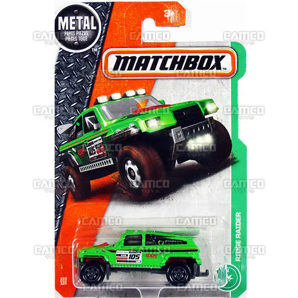 Ridge Raider #103 Green - 2017 Matchbox 1