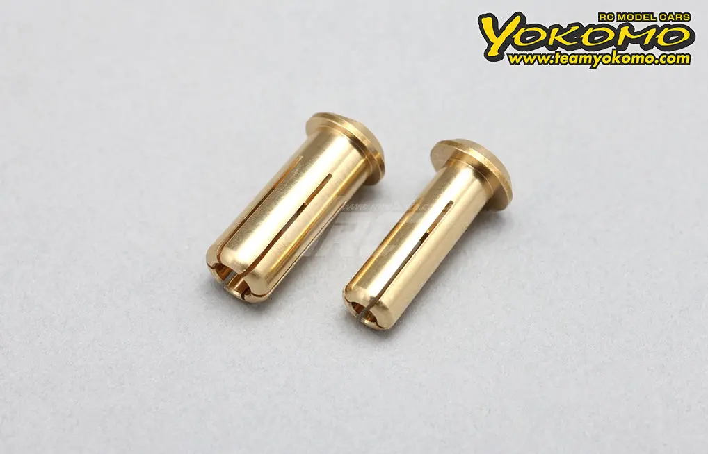 Yokomo Rp 24K Gold-Plated Φ4 Φ5mm Battery Connector 1