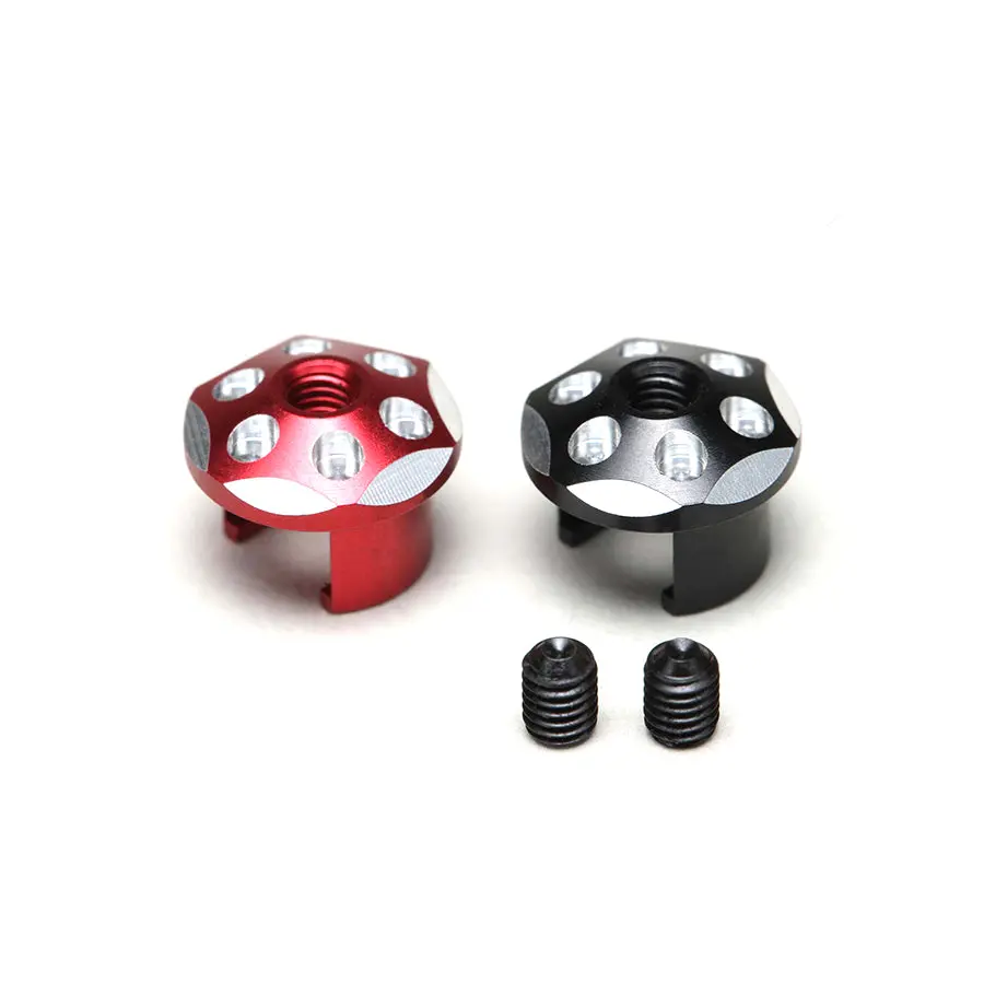Yokomo Racing Performer Alum. Battery Plug Cap - Red/Black 1