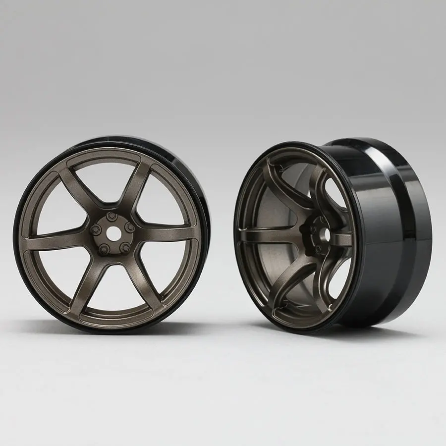 Yokomo Rp High-Traction Drift Wheel - Titanium 1