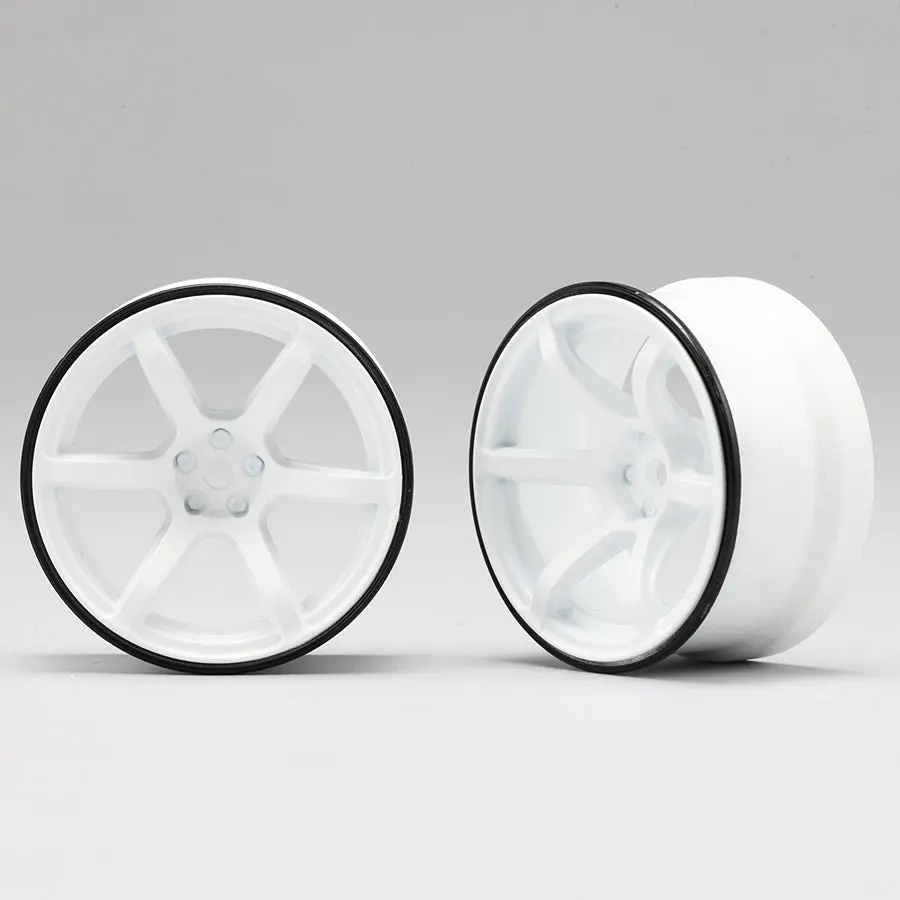 Yokomo Rp High-Traction Drift Wheel - White 1