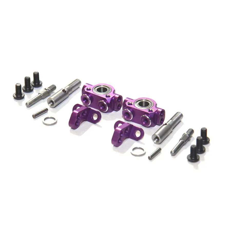 Rhino Racing Shark Front Steering Knuckle Set - Purple 1