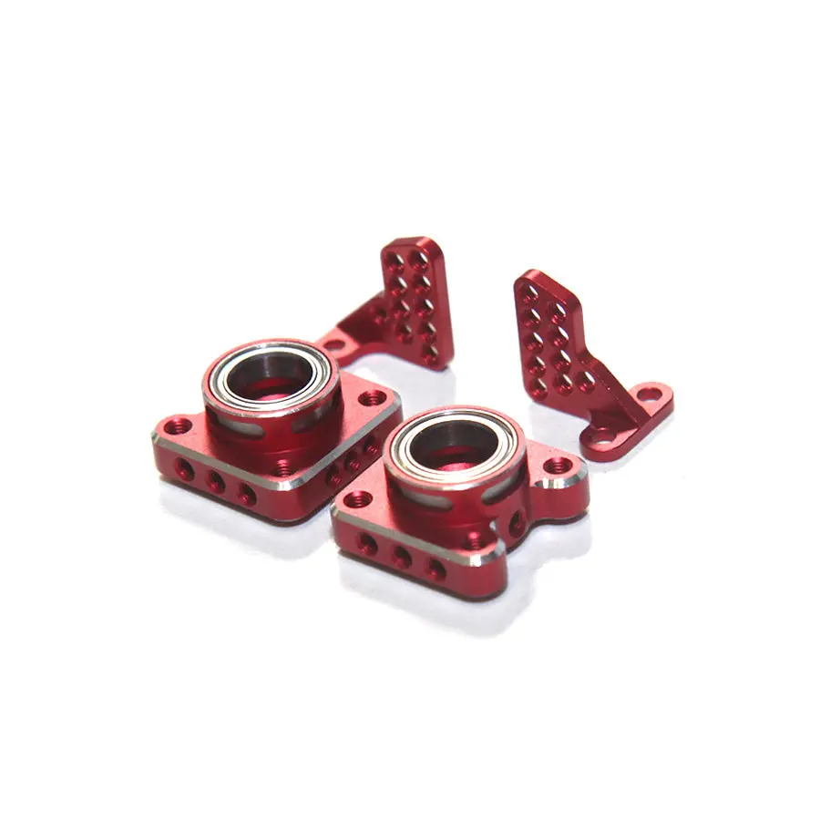 Rhino Racing Shark Rear Upright Set - Red 1