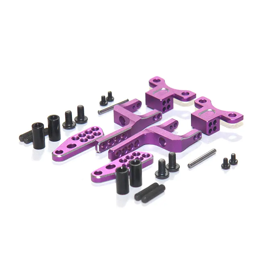 Rhino Racing Shark Rear H Arm Adapter Set - Purple 1