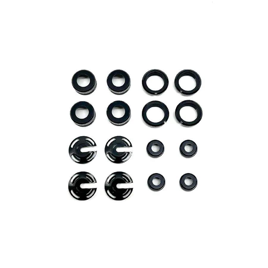Rhino Racing Shock Color Changer Kit W/ Spring Holders - Black 1