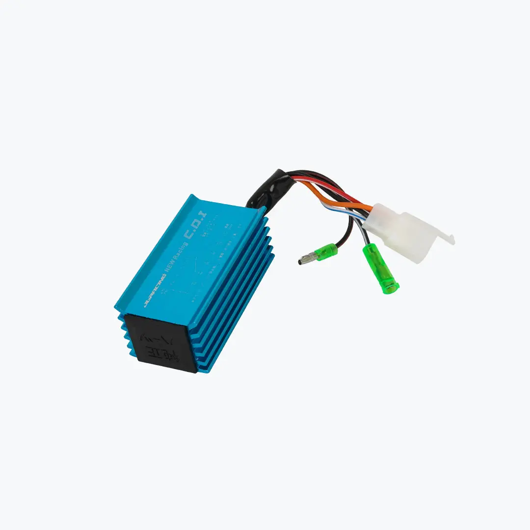 Y100 Aluminium Ignition Coil Blue 1