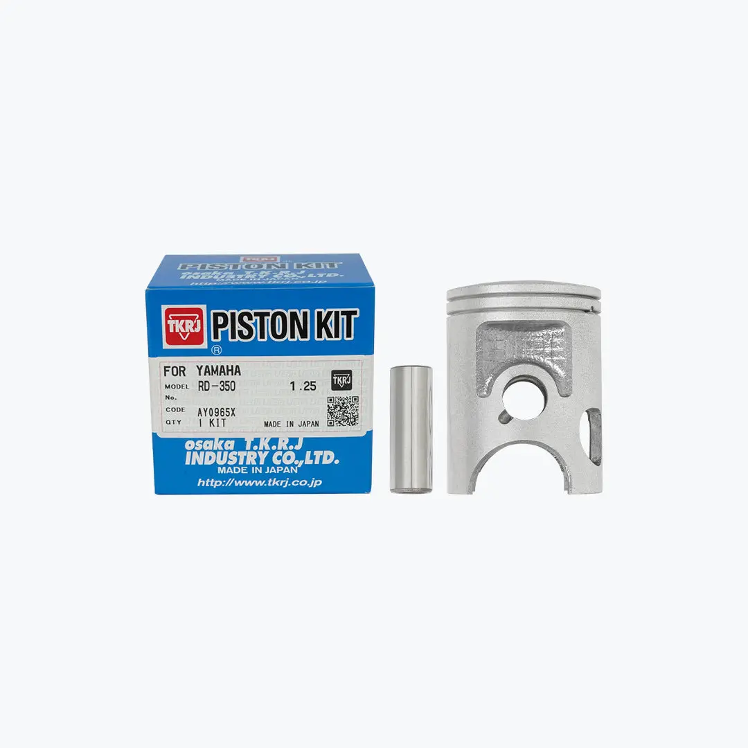 Tkrj Yamaha Rd 350Ypvs Piston Kit 1.25 Ay0965x 1
