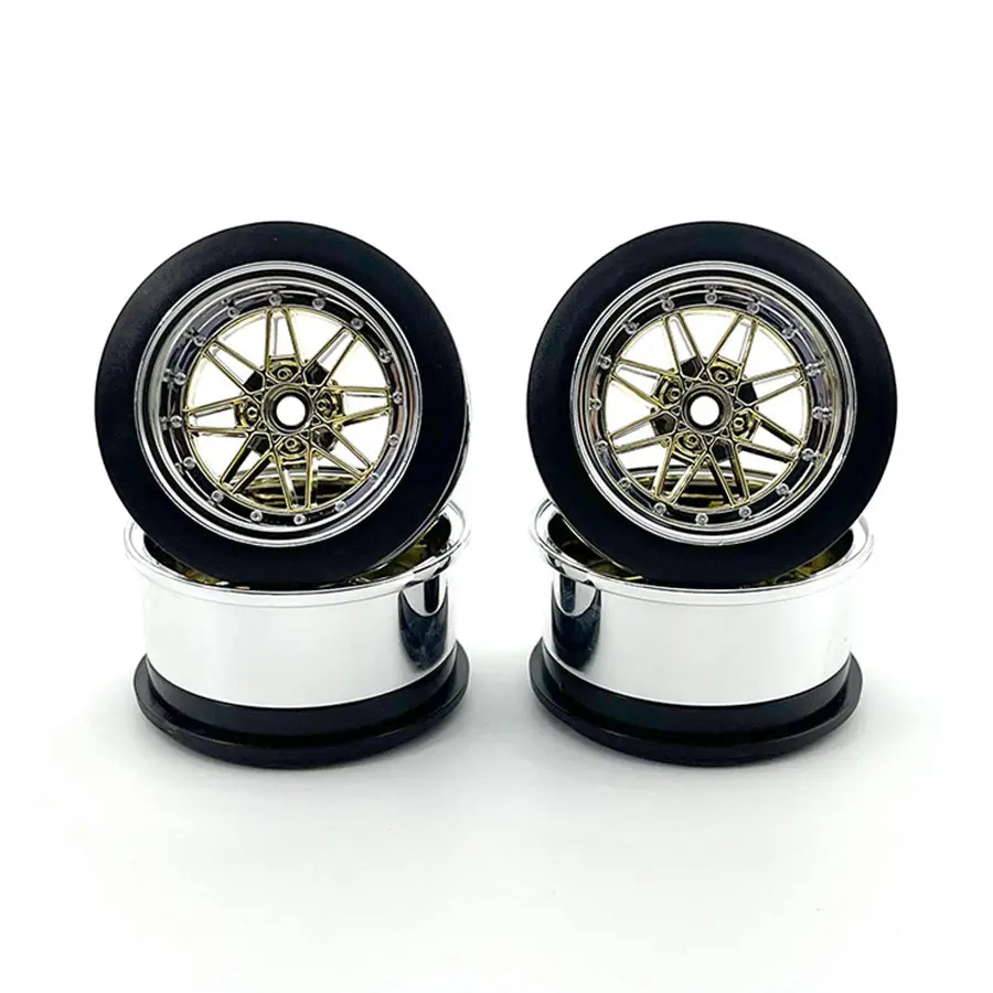 3Racing D5 Wheel Set - Chrome 1
