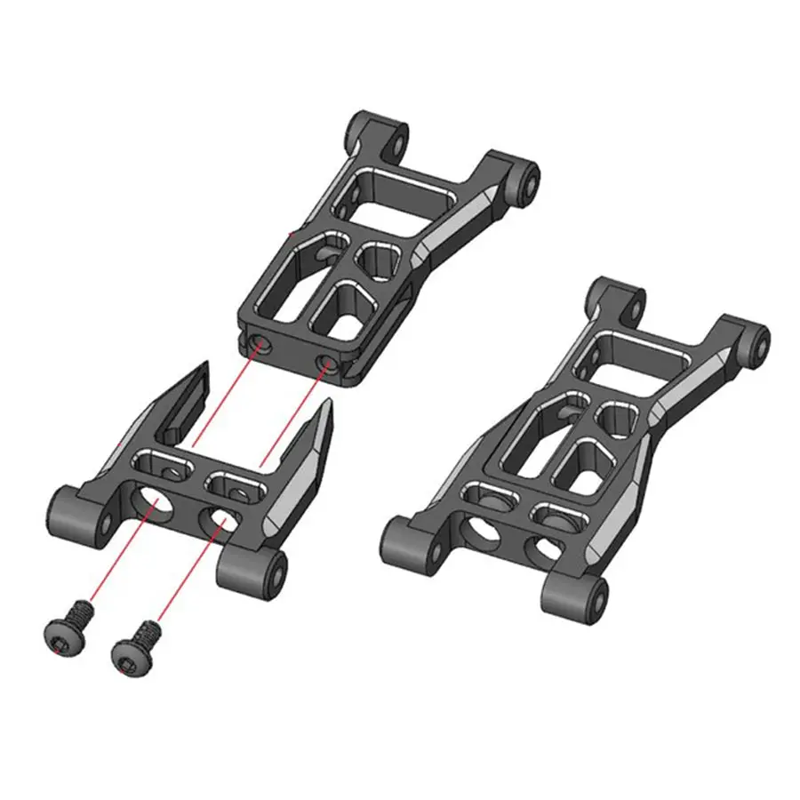 3Racing Alum. Mr Rear Suspension Arm Set 1