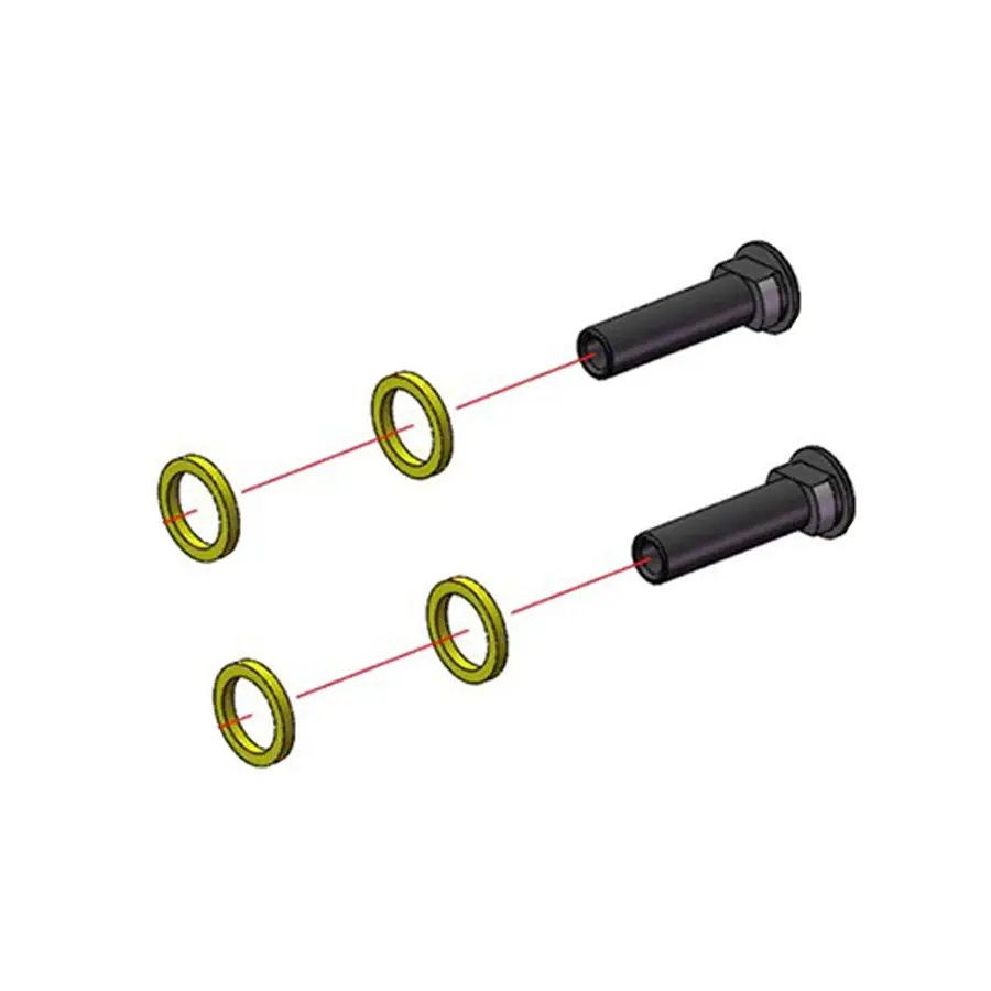 3Racing Front Wheel Axle Shaft +2Mm 1