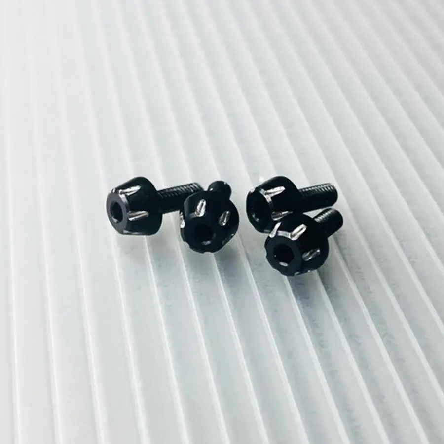 3Racing Alum. One Piece Wheel Nuts - Black 1
