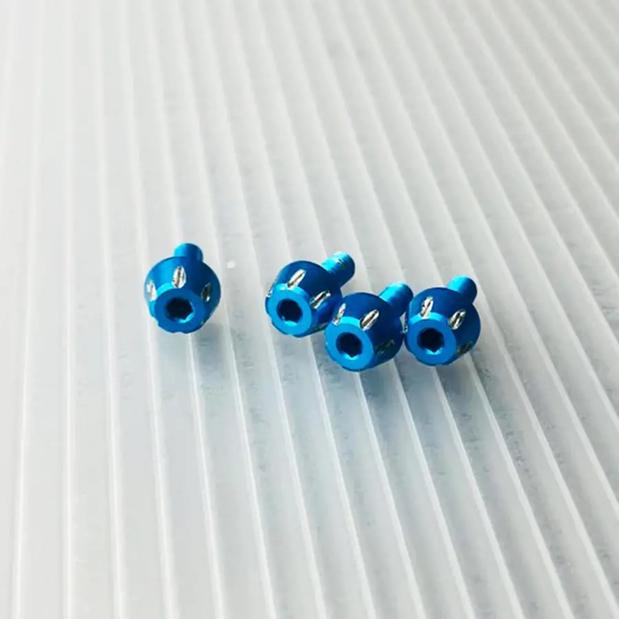 3Racing Alum. One Piece Wheel Nuts - Blue 1