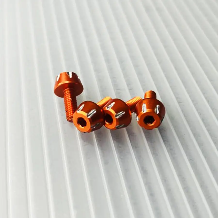 3Racing Alum. One Piece Wheel Nuts - Orange 1