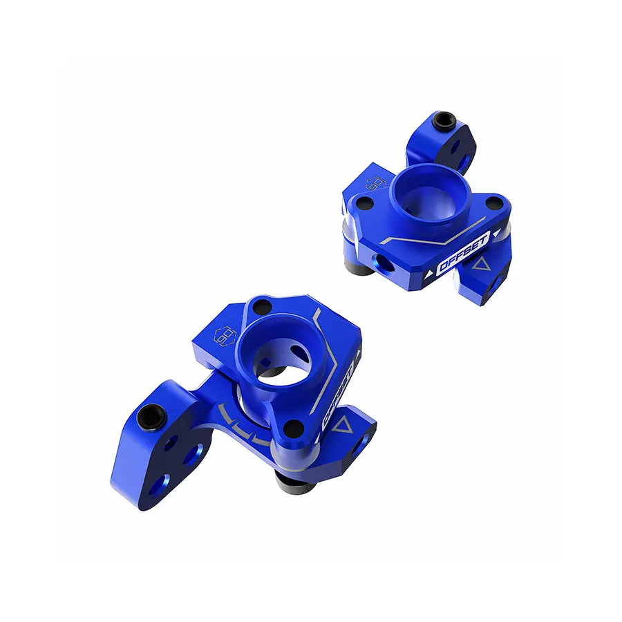 3Racing D6 Alum. Kpi Knuckle - Blue 1