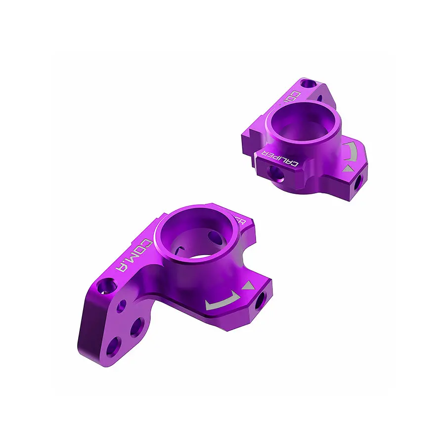 3Racing D6 Alum. Rear Upright - Purple 1