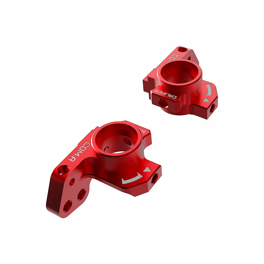 3Racing D6 Alum. Rear Upright - Red 1