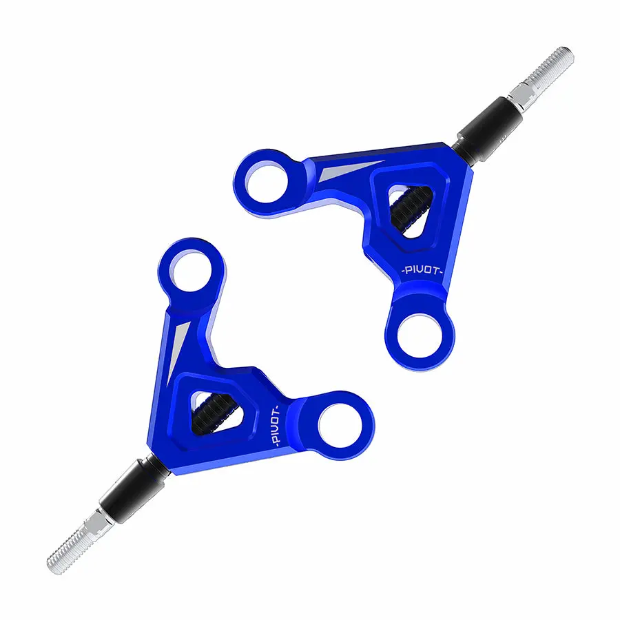 3Racing D6 Alum. Rear Upper Arm - Blue 1
