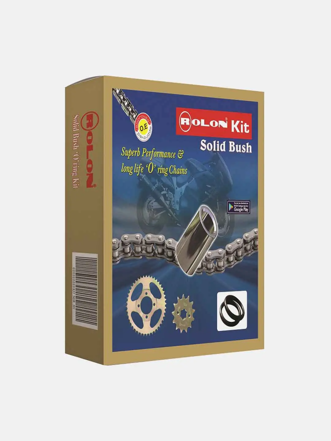 Rolon Chain Sprocket Kit Hornet Cb 160 Silver 229 1
