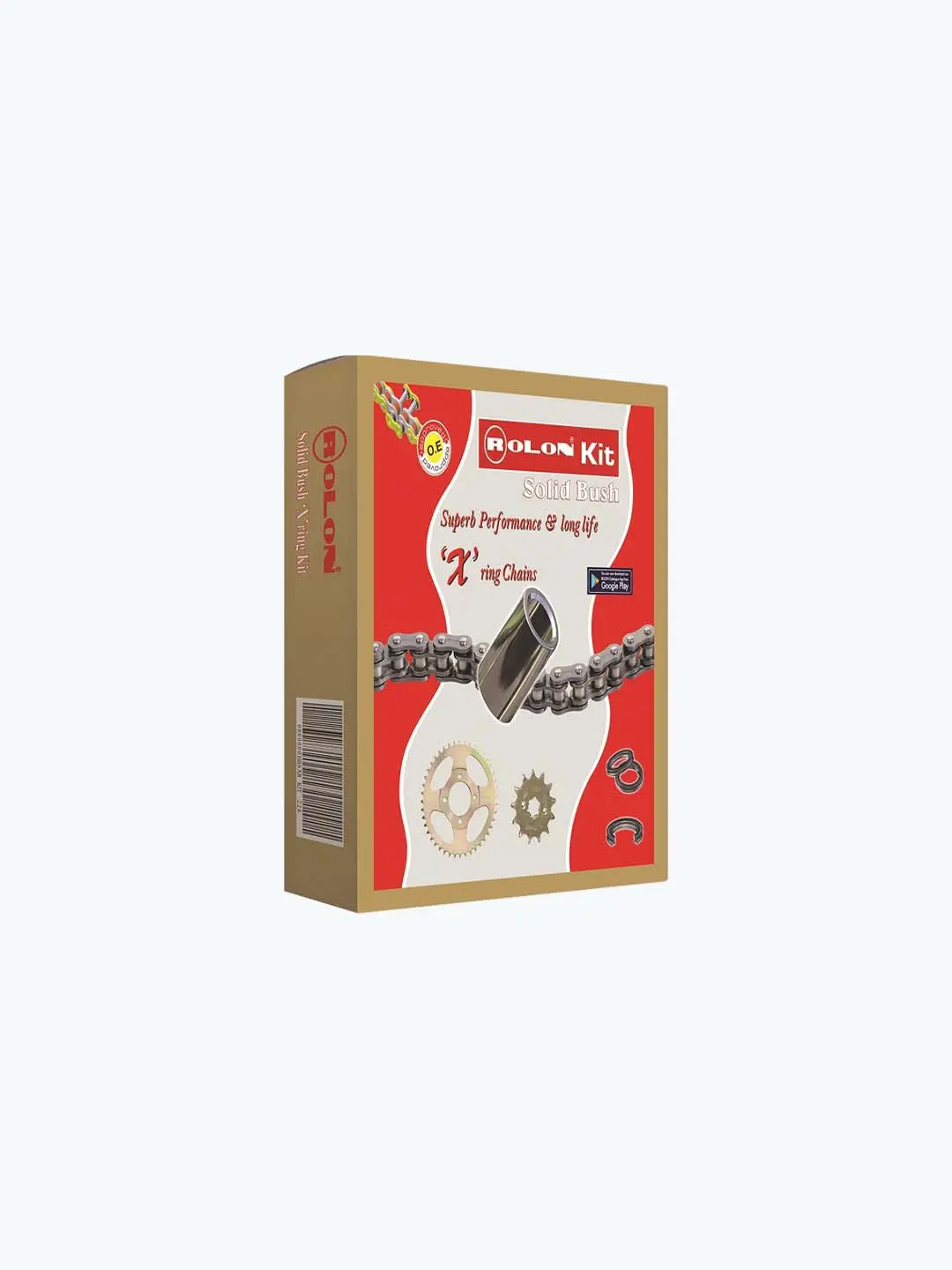 Rolon Chain Sprocket Kit R15 V2/S Silver 180 1