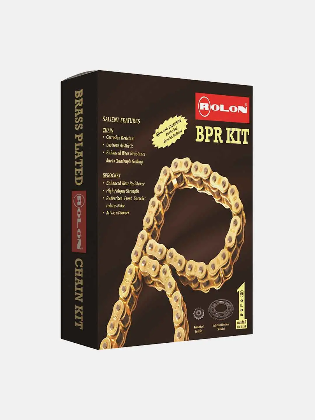 Rolon Brass Chain Sprocket Kit For Ktm Duke 250 1