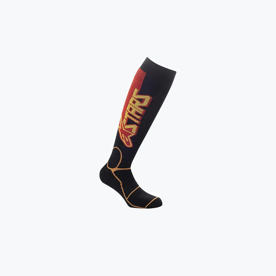 Alpinestar Mx Pro Socks Black Yellow Tangerine L 1